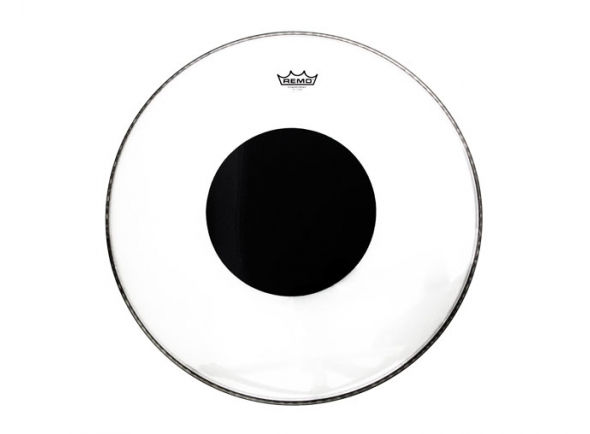 Remo Pele para Bombo 22' P3132210 Clear Black Dot Remo Pele para Bombo 22' P3132210 Clear Black Dot